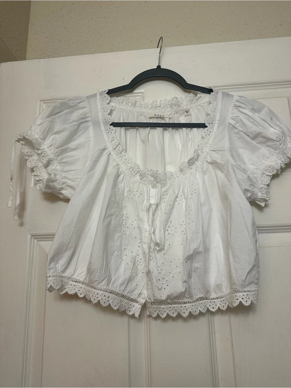 Doen cropped blouse